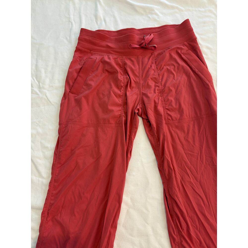 Lululemon Dance Studio Mid Rise Pant Regular Women's Size 6 Pink Pinstripe - Picture 5 of 14